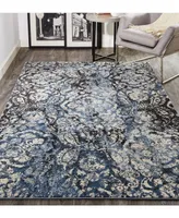 Feizy Ainsley R3897 Charcoal 6'7" x 9'6" Area Rug