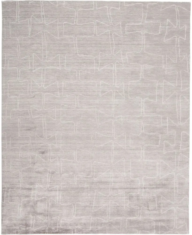 Feizy Lennox R8697 Taupe 5' x 8' Area Rug