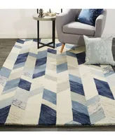 Feizy Arazad R8446 Blue and Ivory 2' x 3' Area Rug