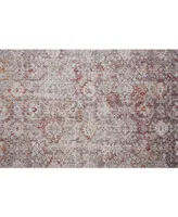 Feizy Armant R3946 Pink 2'3" x 7'9" Runner Rug