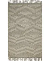 Feizy Phoenix R0810 Brown 5' x 7'6" Area Rug