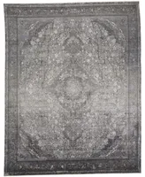 Feizy Sarrant R3967 Charcoal 2'8" x 8' Runner Rug