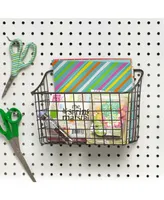 Spectrum Pegboard Wall Mount Basket