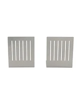 Spectrum Diversified Rectangle Bookends, Set Of 2