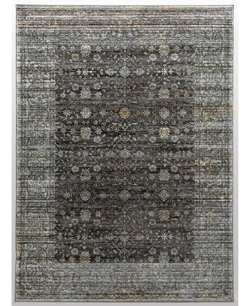 Km Home Silvano Sil- 3'3" x 4'11" Area Rug