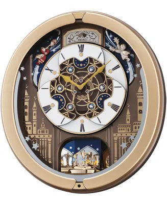 Seikos Melodies in Motion Gold-Tone Wall Clock