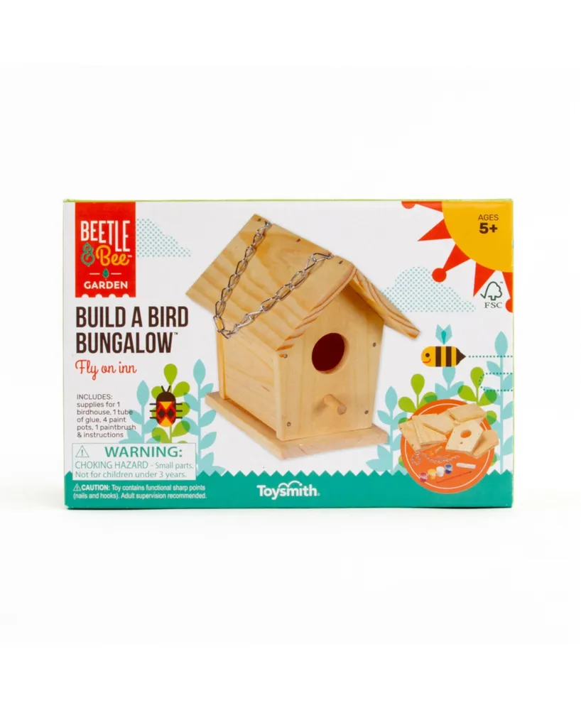 Toysmith Build a Bird Bungalow House Craft Kit