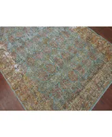 Amer Rugs Eternal Ete- Turquoise 2'7" x 7'6" Runner Rug