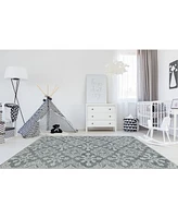 Amer Rugs Boston Bos-36 Charcoal 5' x 7'6" Area Rug