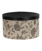 Round Hat Boxes, Set of 3