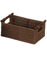 Baskets with Wood Handles, Set of 6