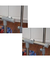 Household Essential Folding Garment Rack with Wheels