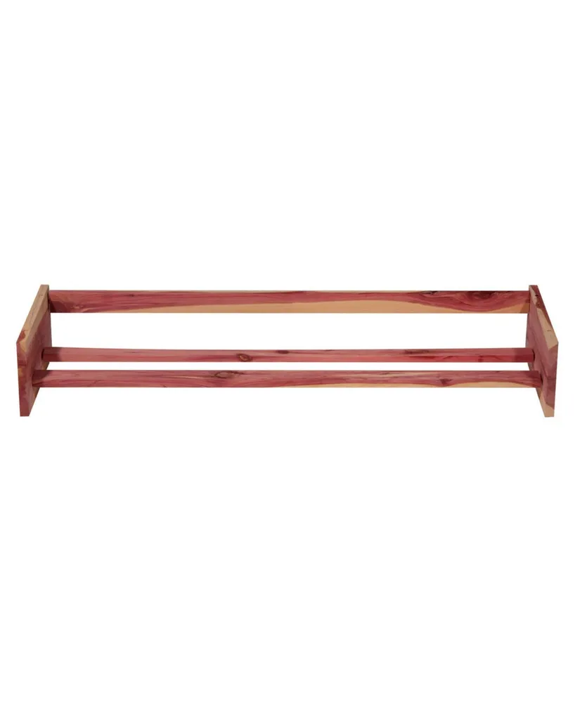 Cedar Stackable Shoe Rack, Set of 2