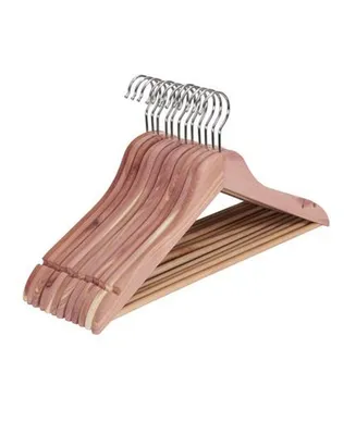 Cedar Garment Thin Hangers, Set of 12