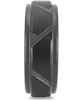 Men's Geometric Band Black Ion-Plated Tantalum