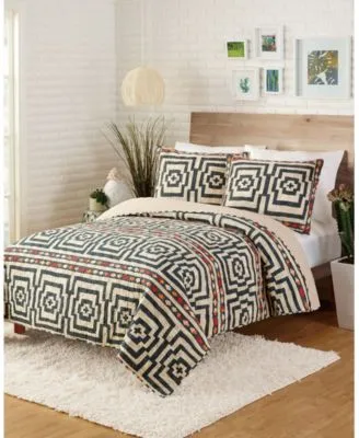 Justina Blakeney By Makers Collective Hypnotic 3 Piece Quilt Sets