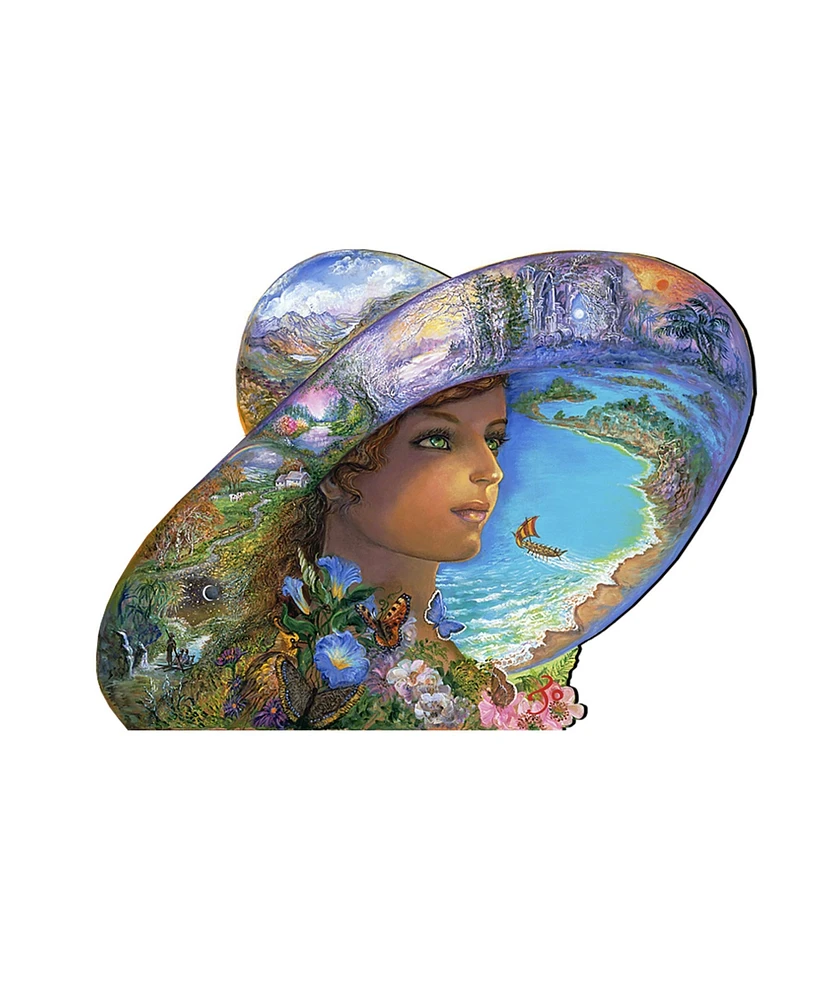 Designocracy Hat of Timeless Places Over The Door and Yard Decor Wood by Josephine Wall