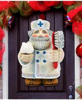 Designocracy Dentist Door Christmas Door Hanger