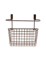 Spectrum Grid Over The Cabinet Towel Bar Medium Basket