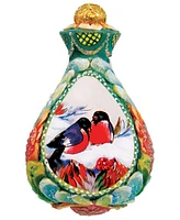 G.DeBrekht Hand Painted Robin Scenic Ornament