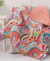 Levtex Rhapsody Paisley Reversible Quilted Throw, 50" x 60"