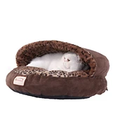 Armarkat Cuddle Cave Cat Bed With Anti Slip Bottom for Cat Kitty Puppy Animals, Cat Slipper Bed C31HKF/Bw