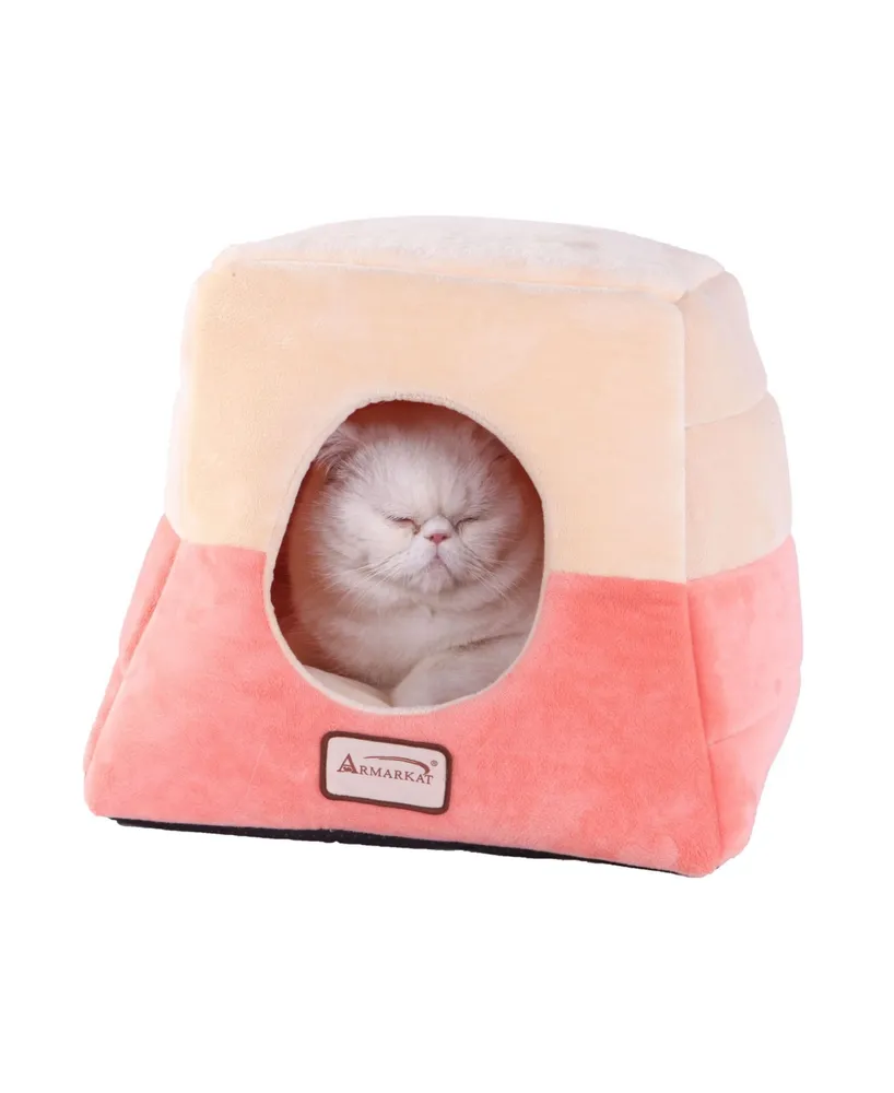 Armarkat 2-In-1 Cat Bed Cave Shape and Cuddle Pet Bed