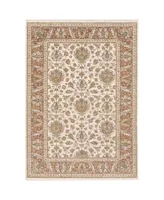 Jhb Designs Kumar Kum08 Rust and Ivory 2' x 3' Area Rug