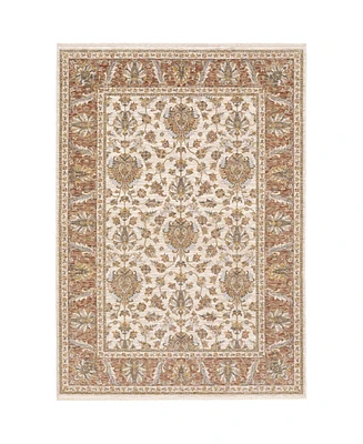 Oriental Weavers Maharaja 5091Z Rust and Ivory 2'3" x 7'6" Runner Rug