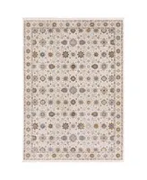 Jhb Designs Kumar Kum04 Ivory and Gold 3'3" x 5' Area Rug