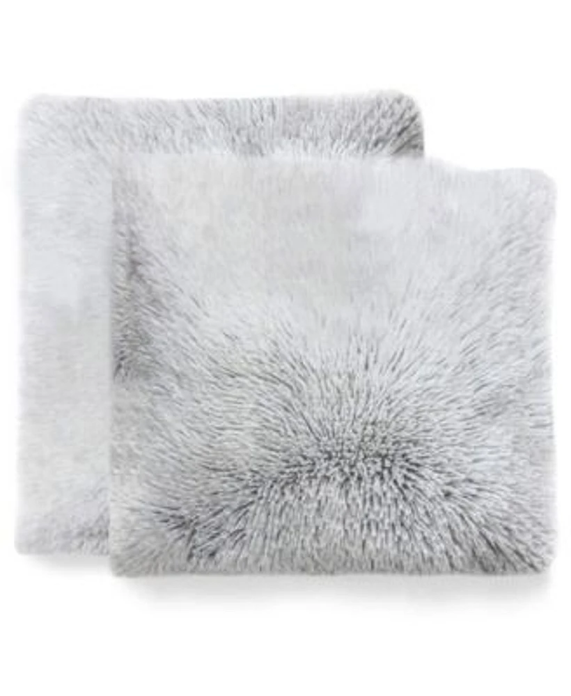 Cheer Collection Shaggy Decorative Pillows