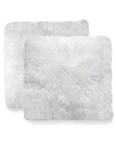 Shaggy Throw 20" x 20" Pillows, Pack of 2