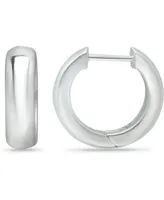 Giani Bernini Wide Polished Hoop Earrings in Sterling Silver, Created for Macy's