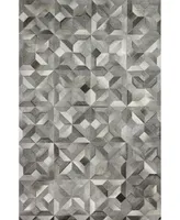 Bb Rugs Cowhide Hie-04 Gray 5' x 8' Area Rug