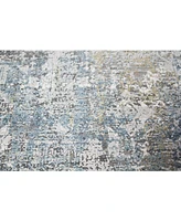 Bashian Charm Cha-05 Gray, Blue 5' x 8' Area Rug