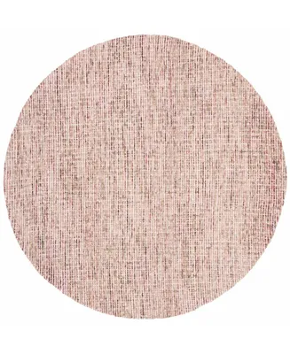 Safavieh Abstract 468 Beige and Rust 6' x 6' Round Area Rug