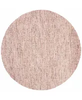 Safavieh Abstract 468 Beige and Rust 6' x 6' Round Area Rug