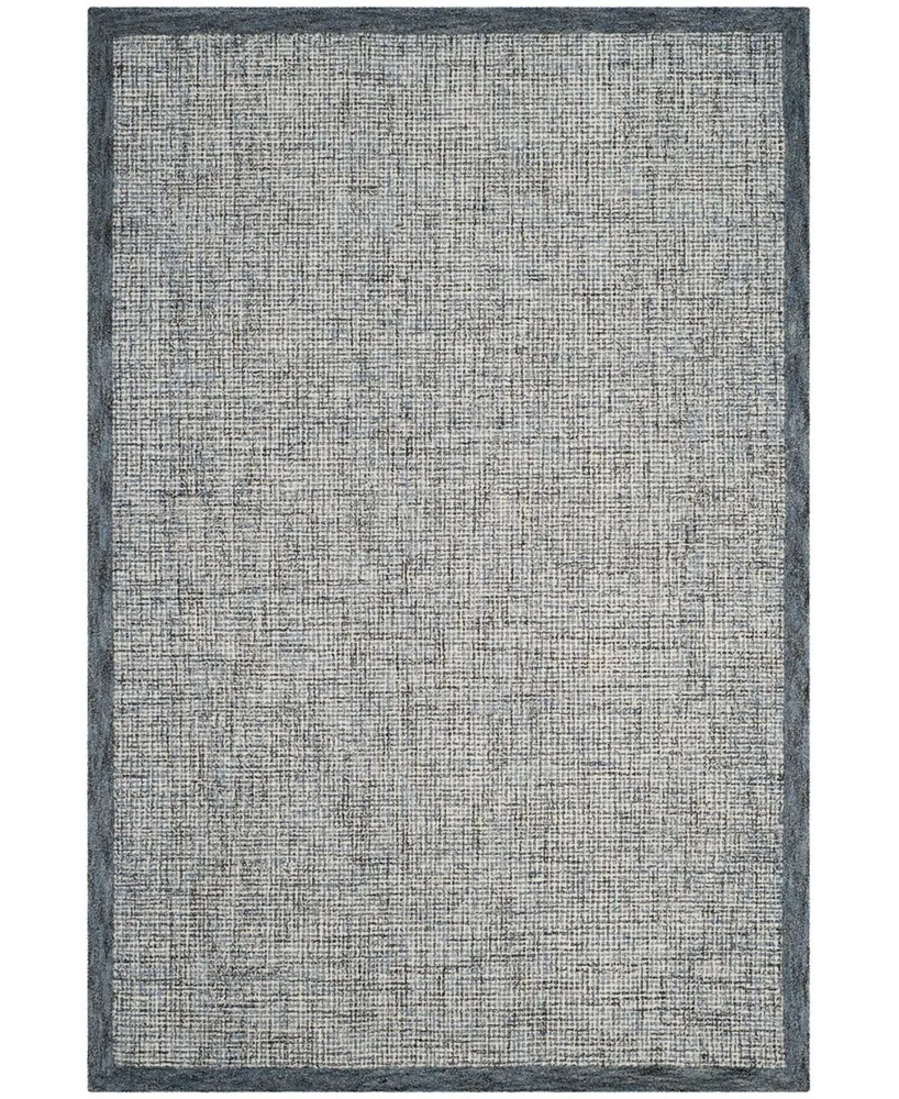 Safavieh Abstract 220 Navy and Ivory 6' x 9' Area Rug