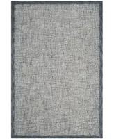 Safavieh Abstract 220 Navy and Ivory 6' x 9' Area Rug