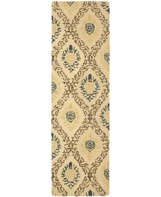 Safavieh Antiquity At460 Gold and Multi 2'3" x 8' Runner Area Rug