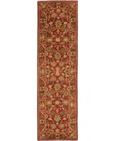 Safavieh Antiquity At52 Red 2'3" x 12' Runner Area Rug