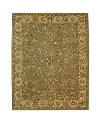 Safavieh Antiquity At313 Green and Gold 7'6" x 9'6" Area Rug