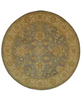 Safavieh Antiquity At312 Blue and Beige 8' x 8' Round Area Rug