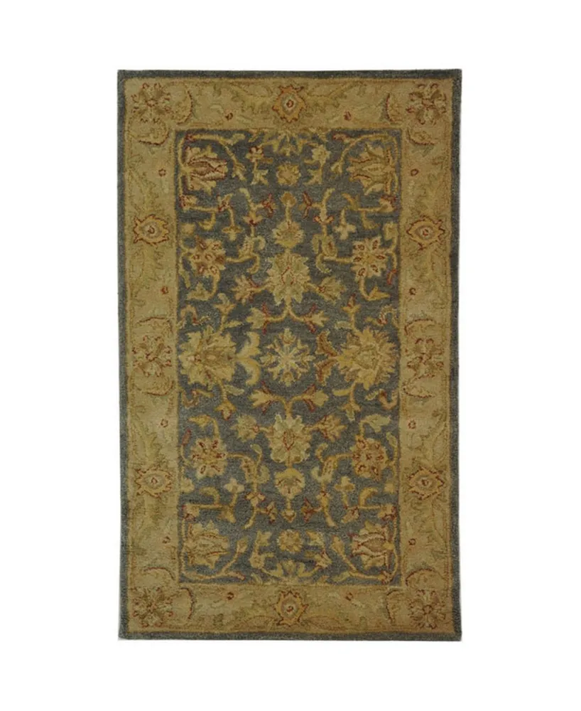 Safavieh Antiquity At312 Blue and Beige 3' x 5' Area Rug