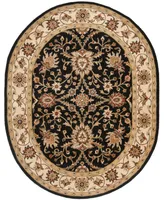 Safavieh Antiquity At249 Black 7'6" x 9'6" Oval Area Rug