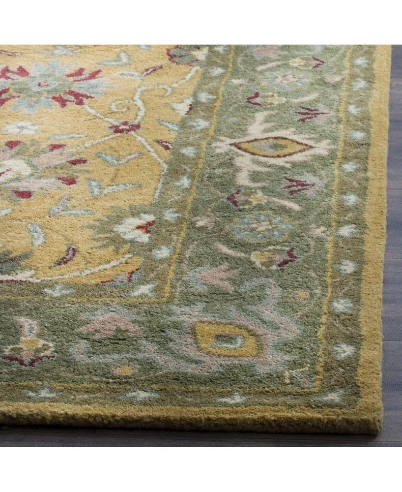 Safavieh Antiquity At21 Gold 2'3" x 8' Runner Area Rug