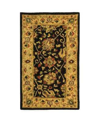 Safavieh Antiquity At21 Black 2'3" x 10' Runner Area Rug