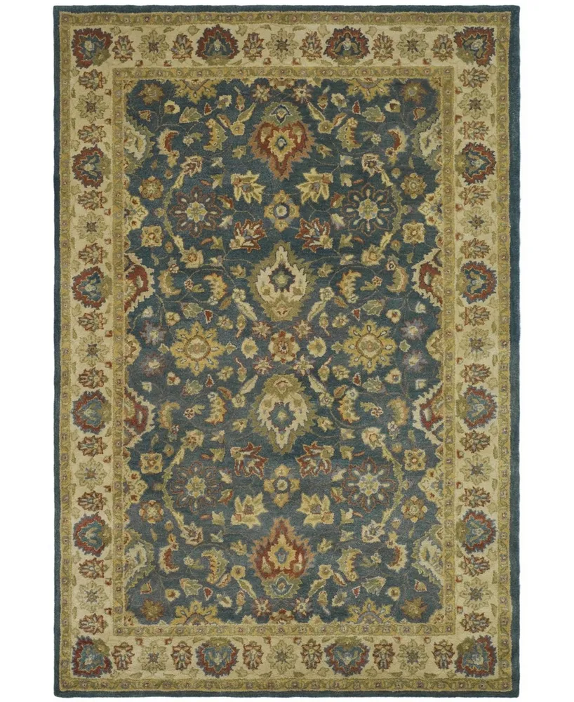 Safavieh Antiquity At15 Blue and Beige 6' x 9' Area Rug