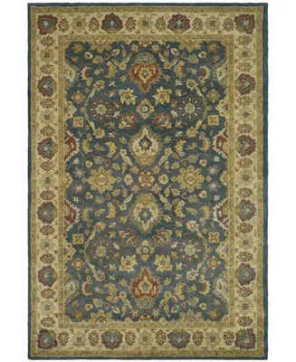 Safavieh Antiquity At15 Blue and Beige 6' x 9' Area Rug