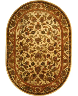 Safavieh Antiquity At52 Gold 4'6" x 6'6" Oval Area Rug